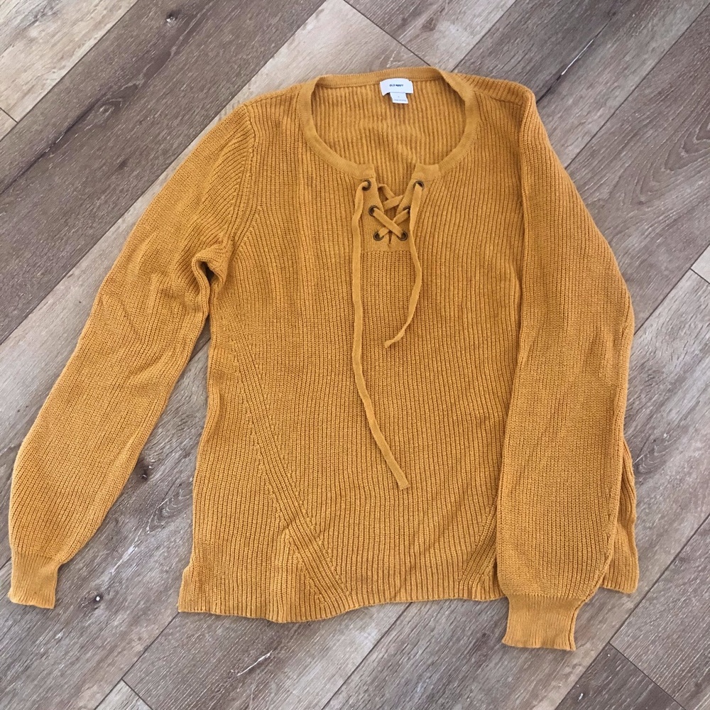 Mustard yellow sweater